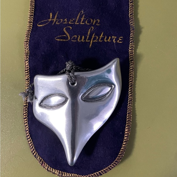 Hoselton Sculptures stylized fox pendant. Vintage - Picture 1 of 5